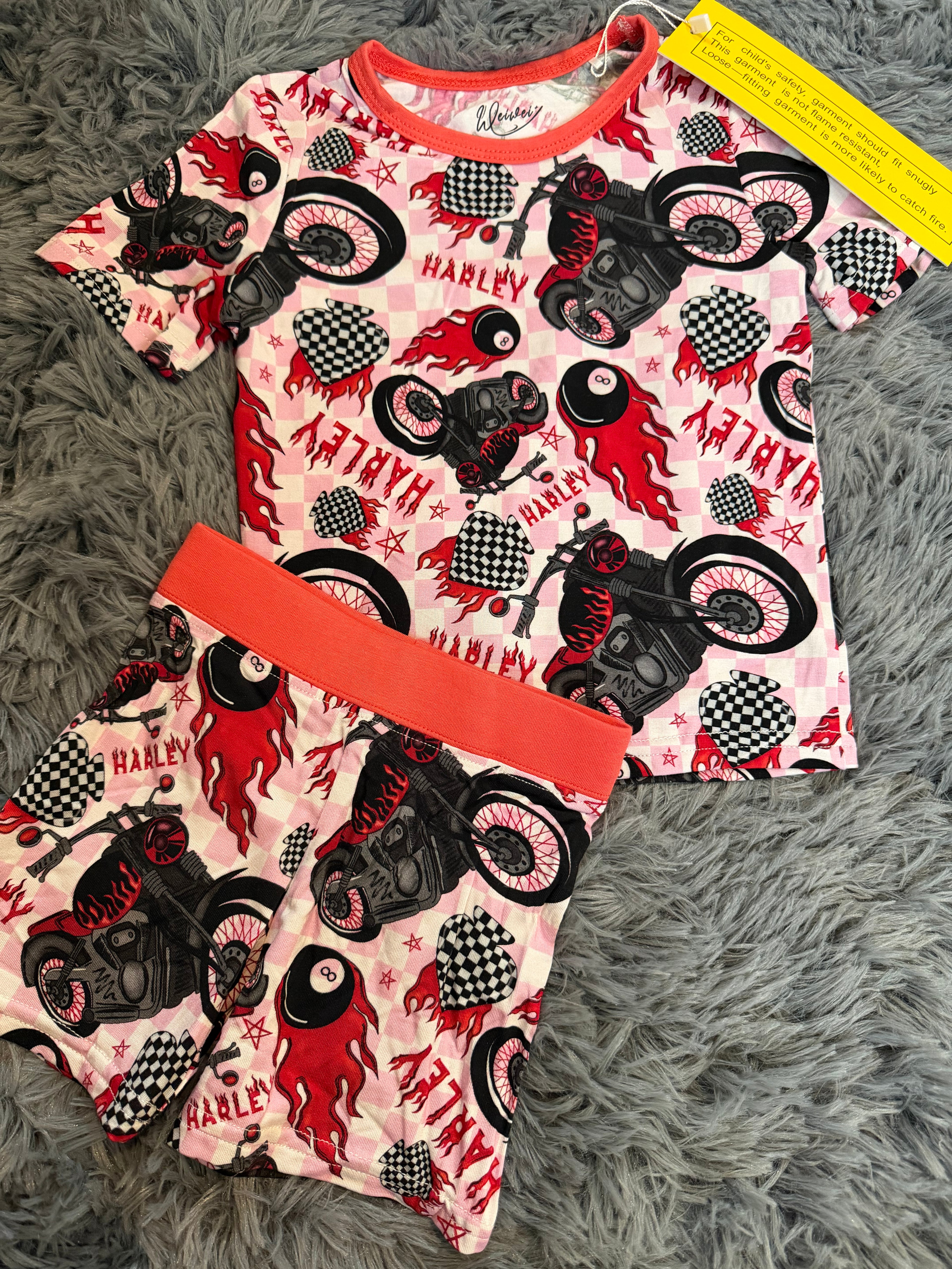 Harley Davidson Short Sleeve & Shorts