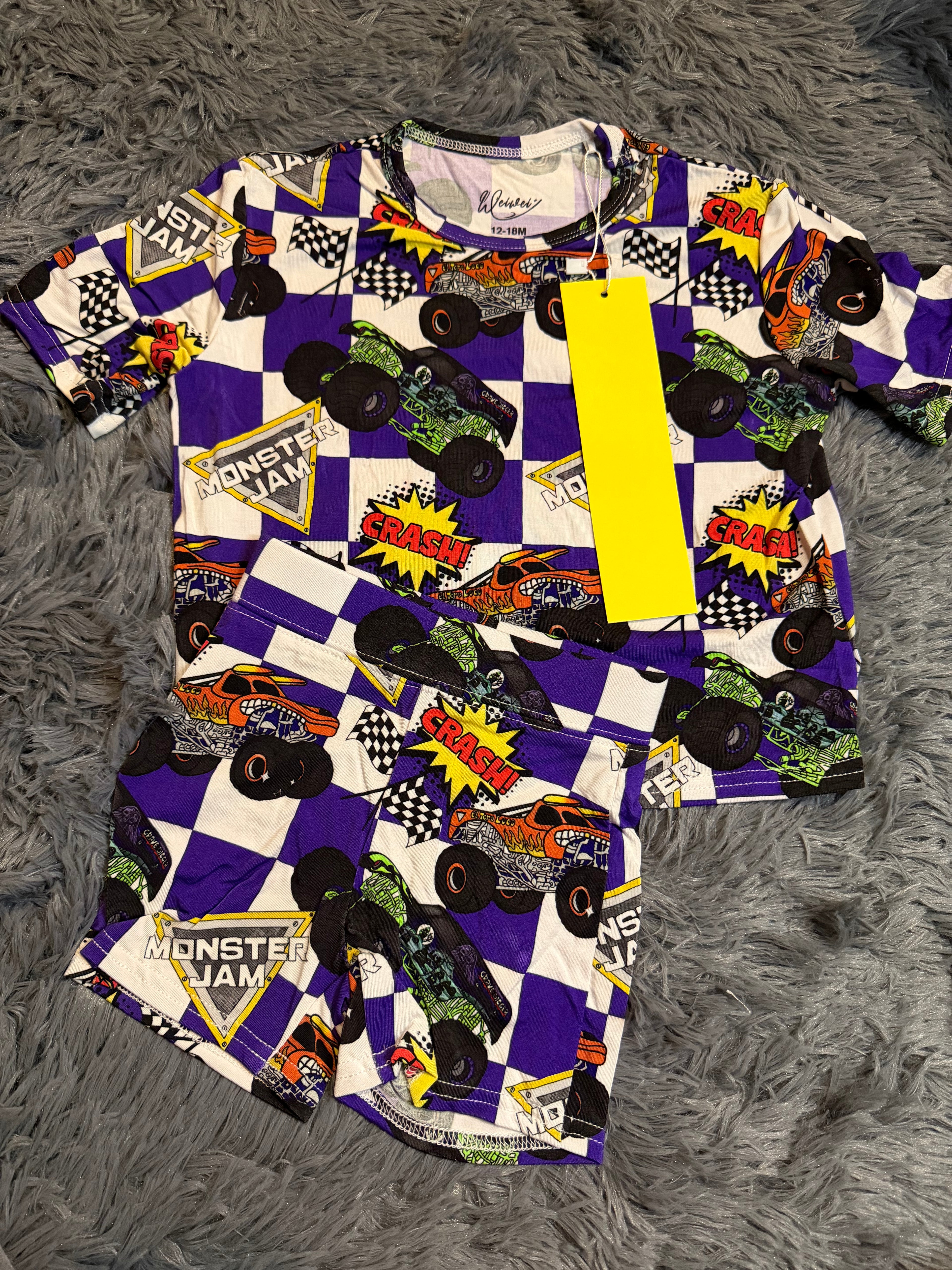 Monster Jam Short Sleeve & Shorts