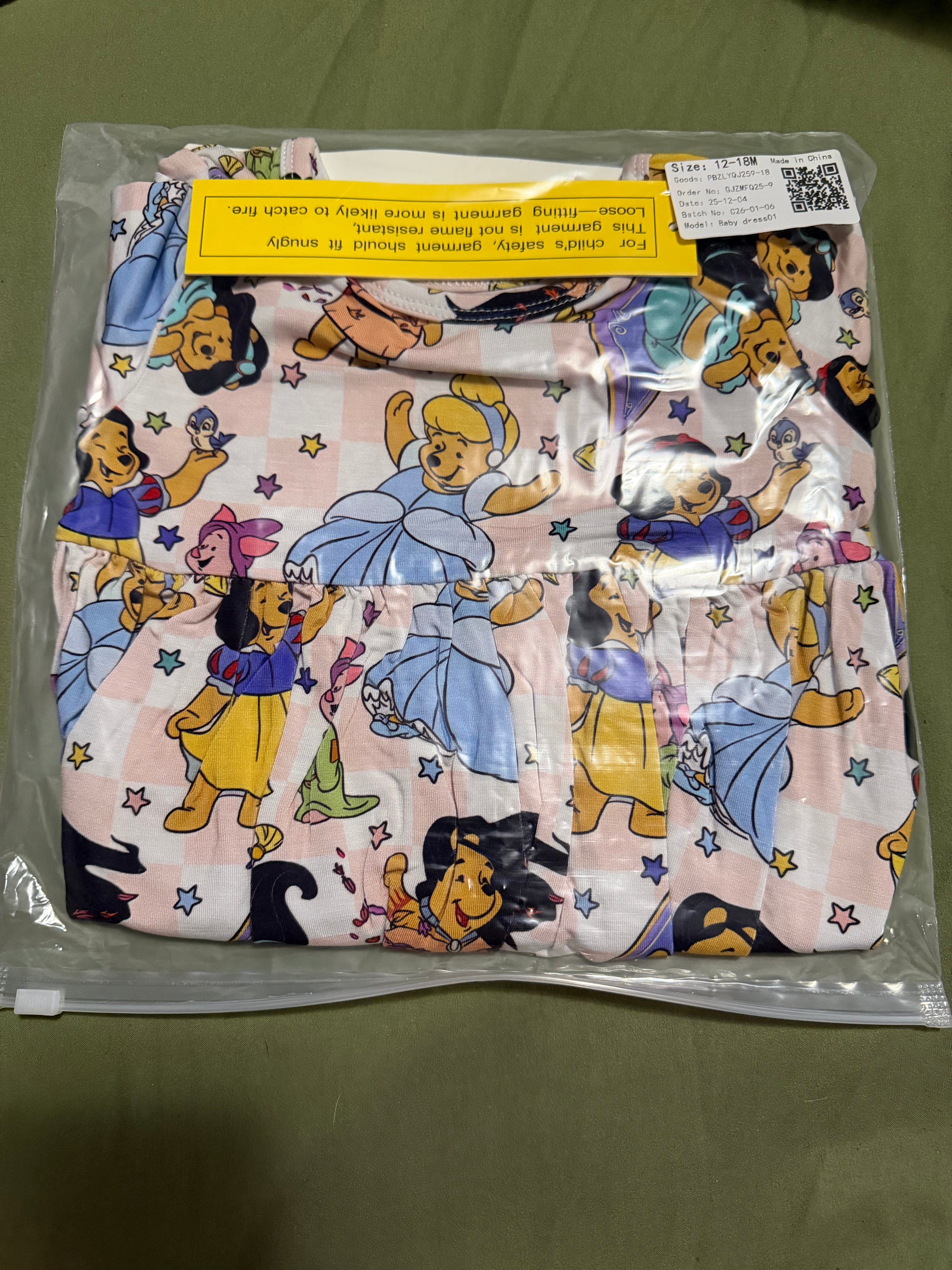 Winnie The Pooh Princess Dress