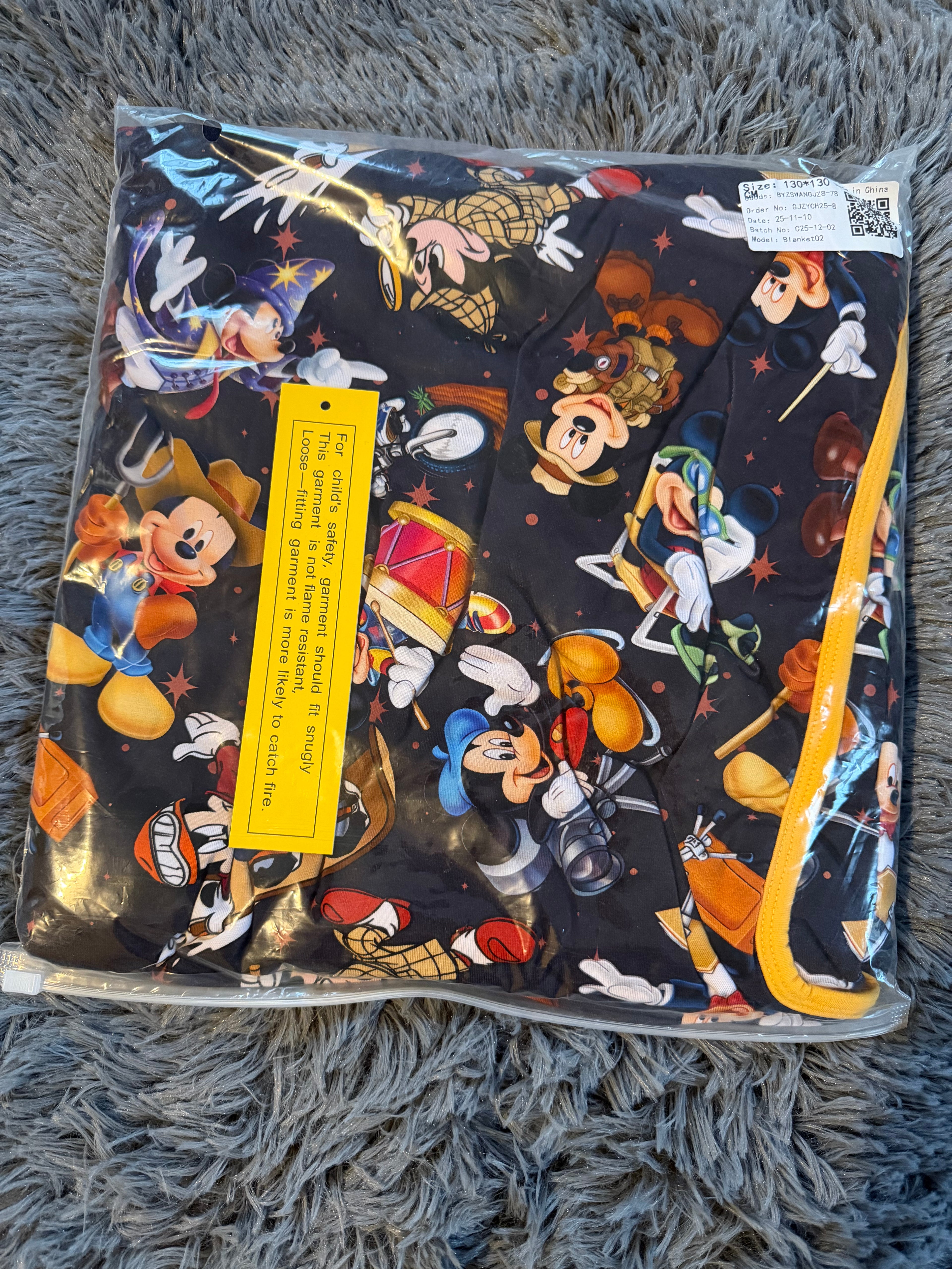 Mickeys Adventures Blanket