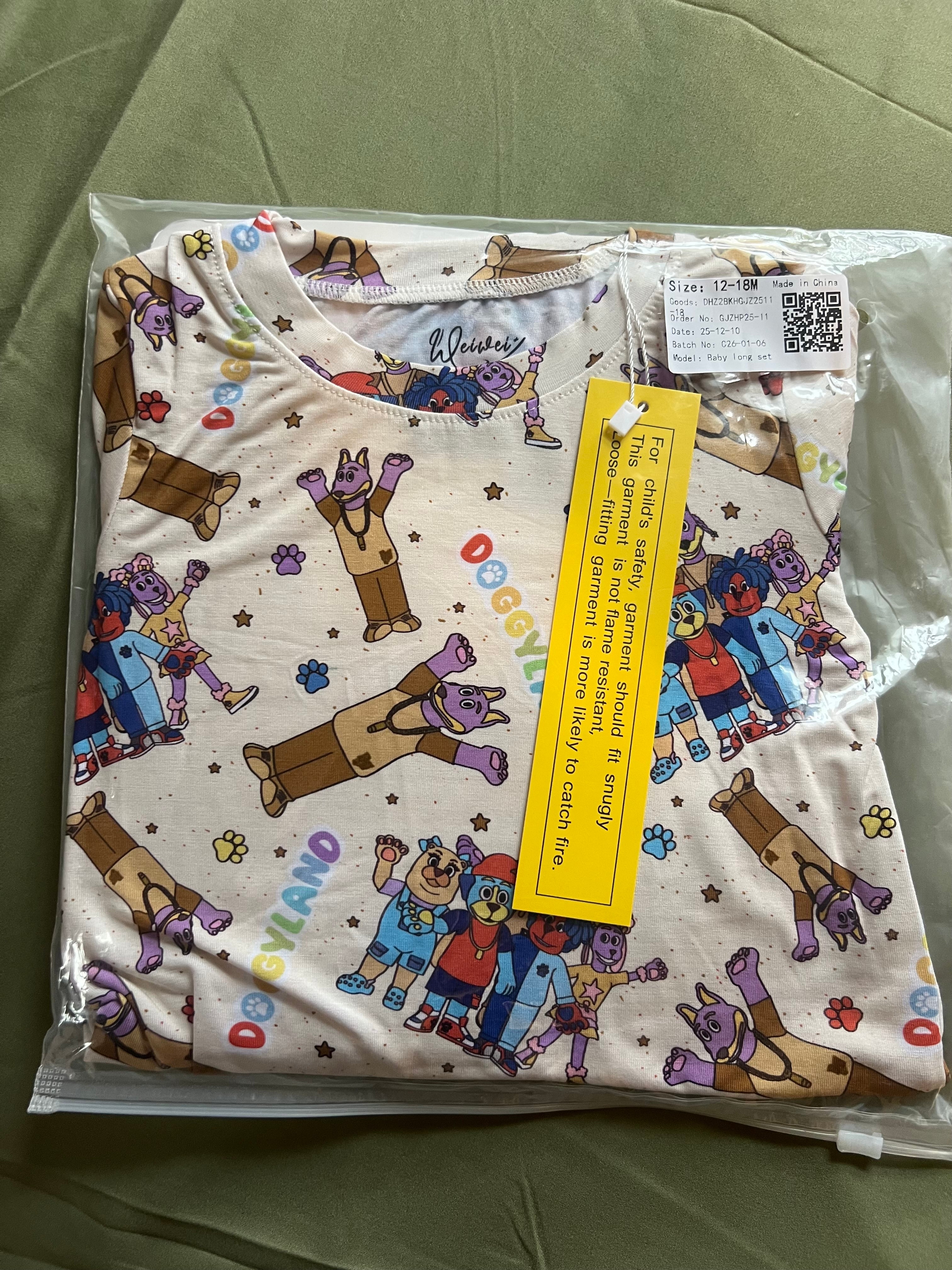 Doggyland Long Sleeve & Pants