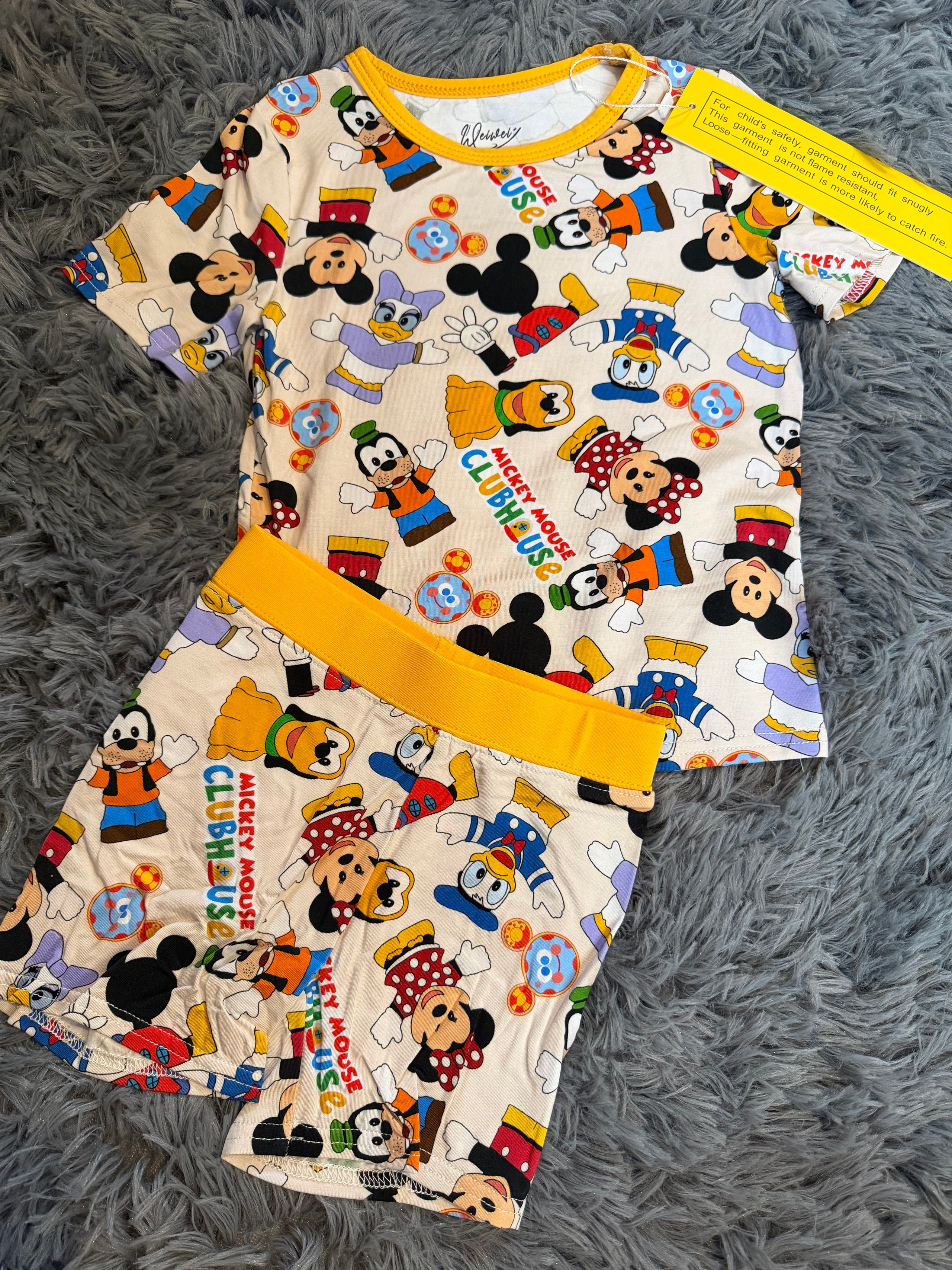 Mickey Little People Short Sleeve & Shorts