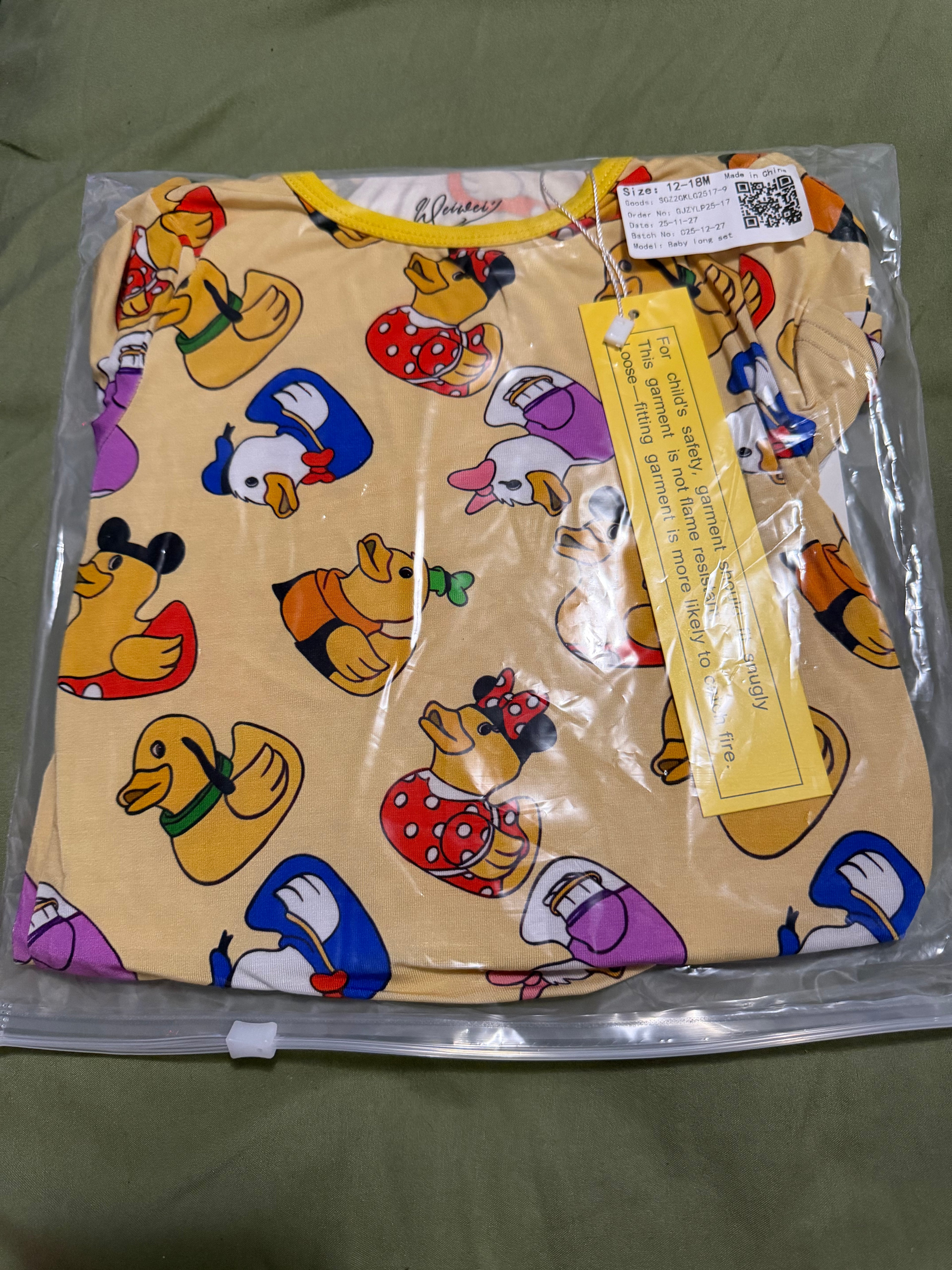 Mickey Ducks Short Sleeve & Pants