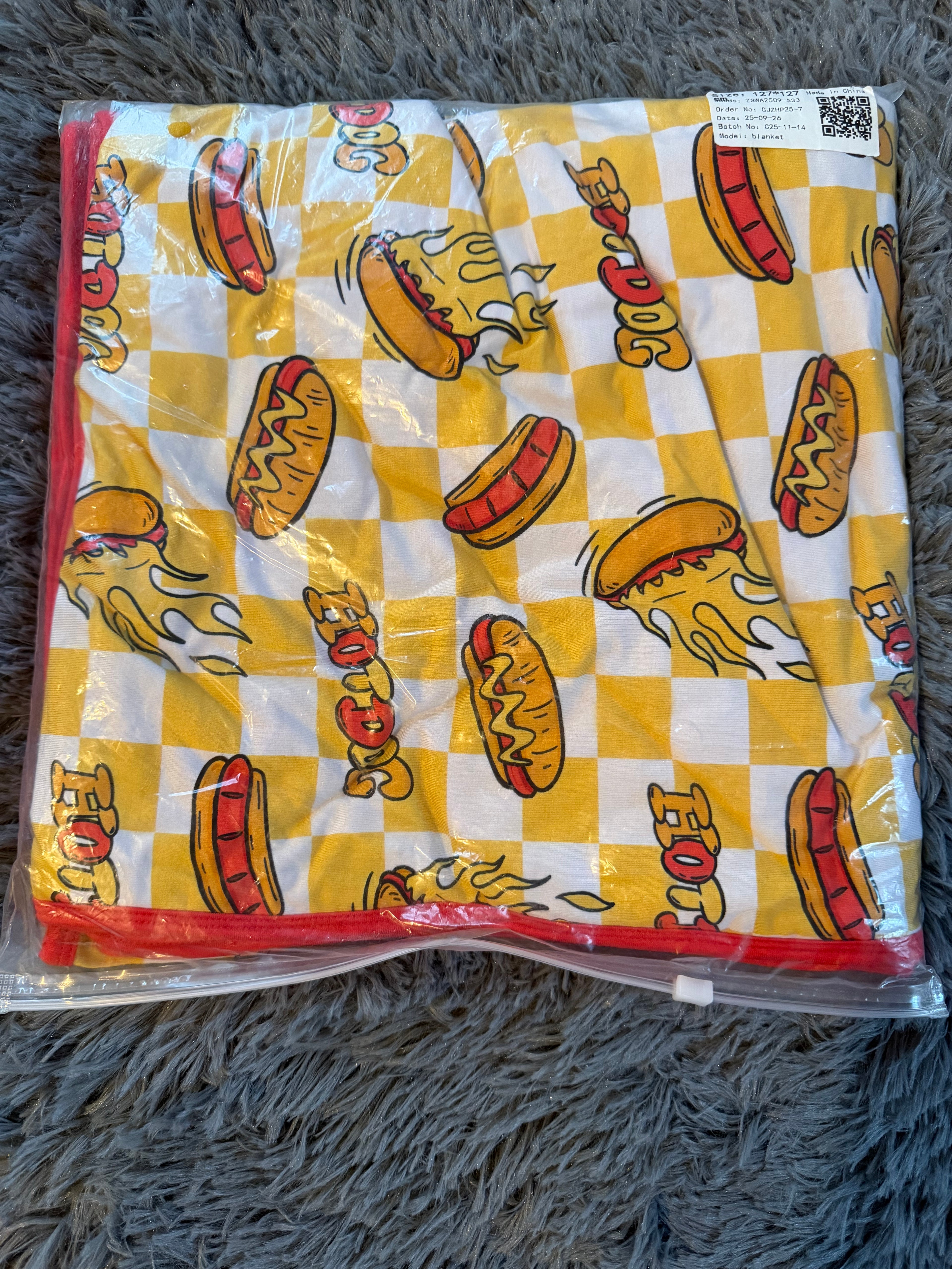 Hot Dog Blanket