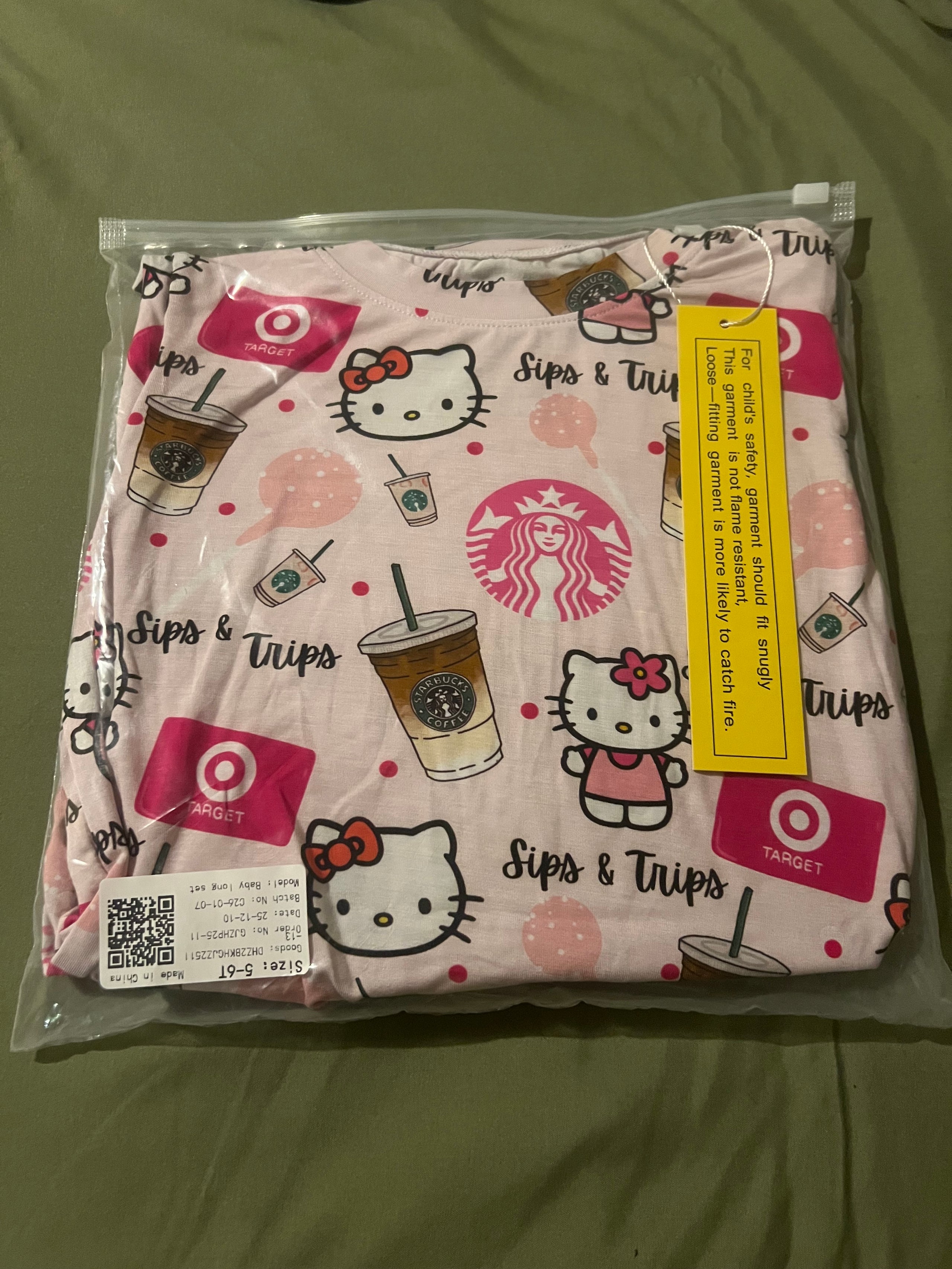 Hello Kitty Long Sleeve & Pants