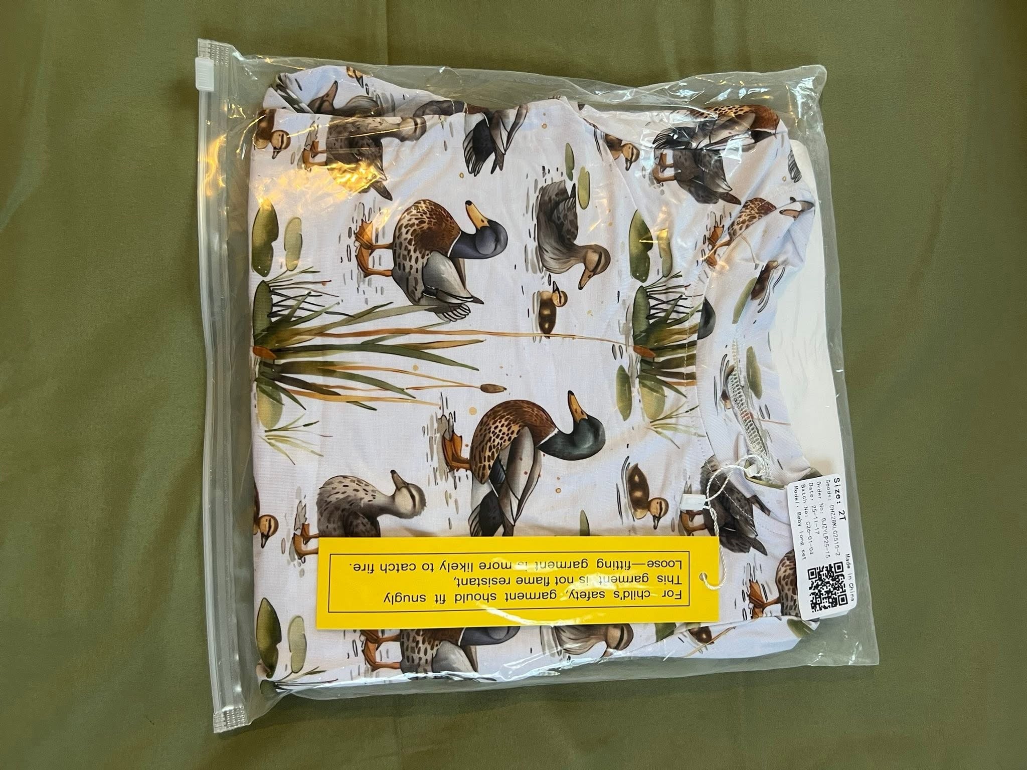 Ducks Long Sleeve & Pants