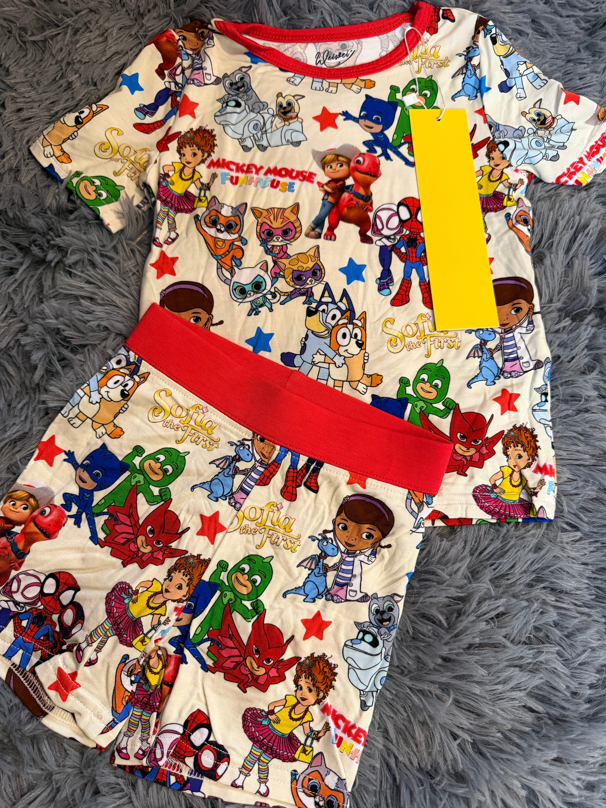 Character Short Sleeve & Shorts
