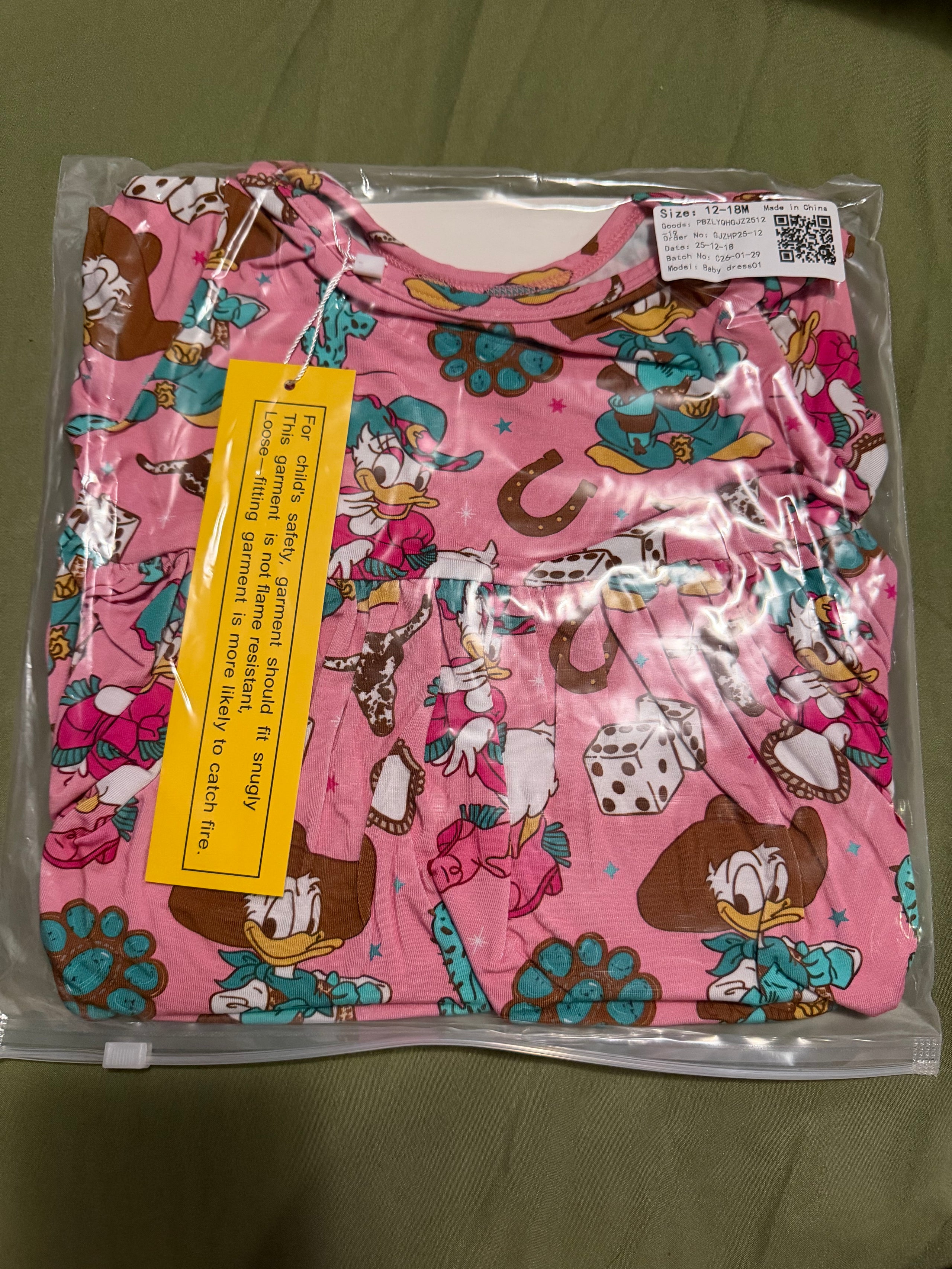 Western Daisy Duck Dress