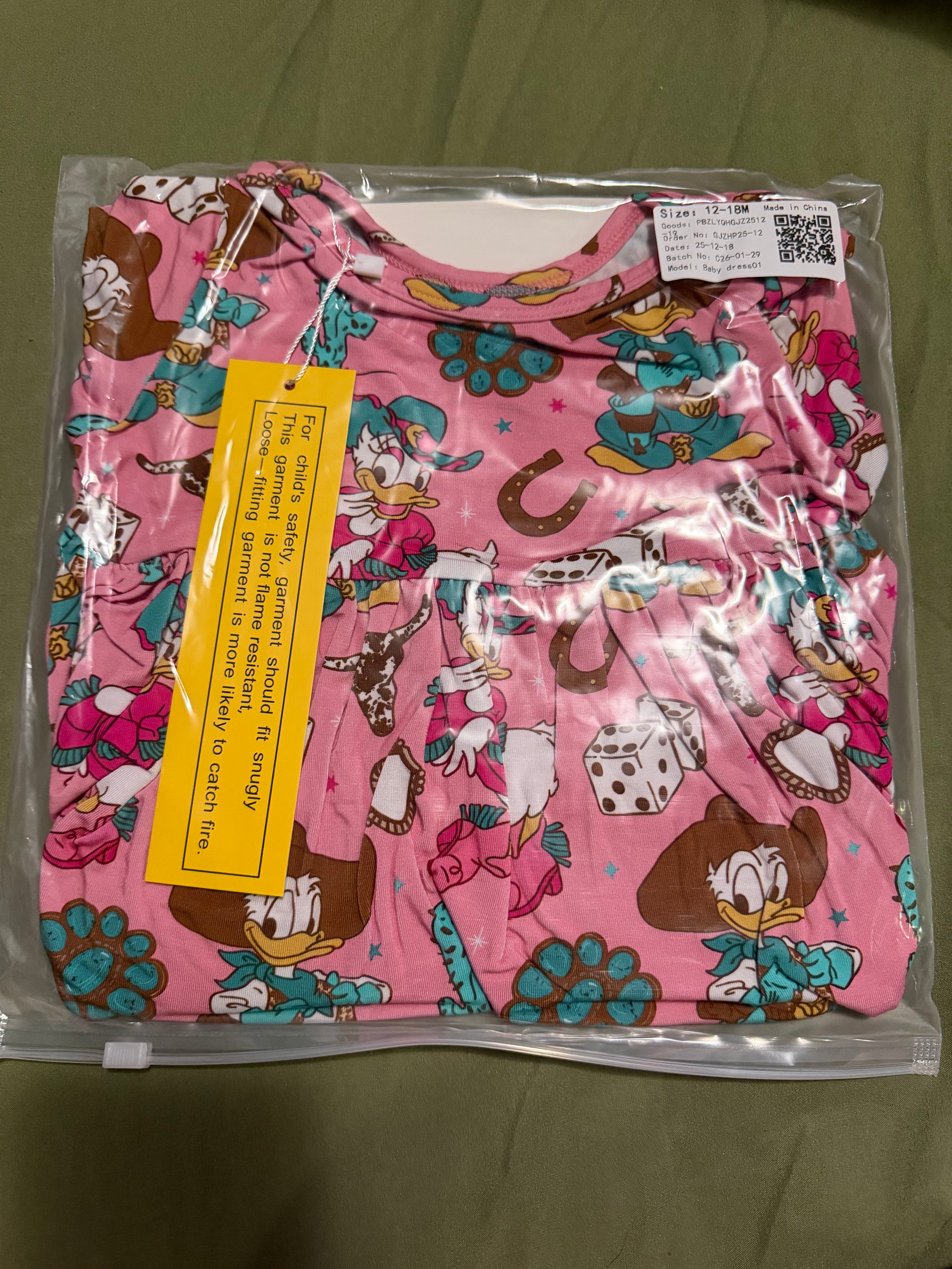 Western Daisy Duck Dress