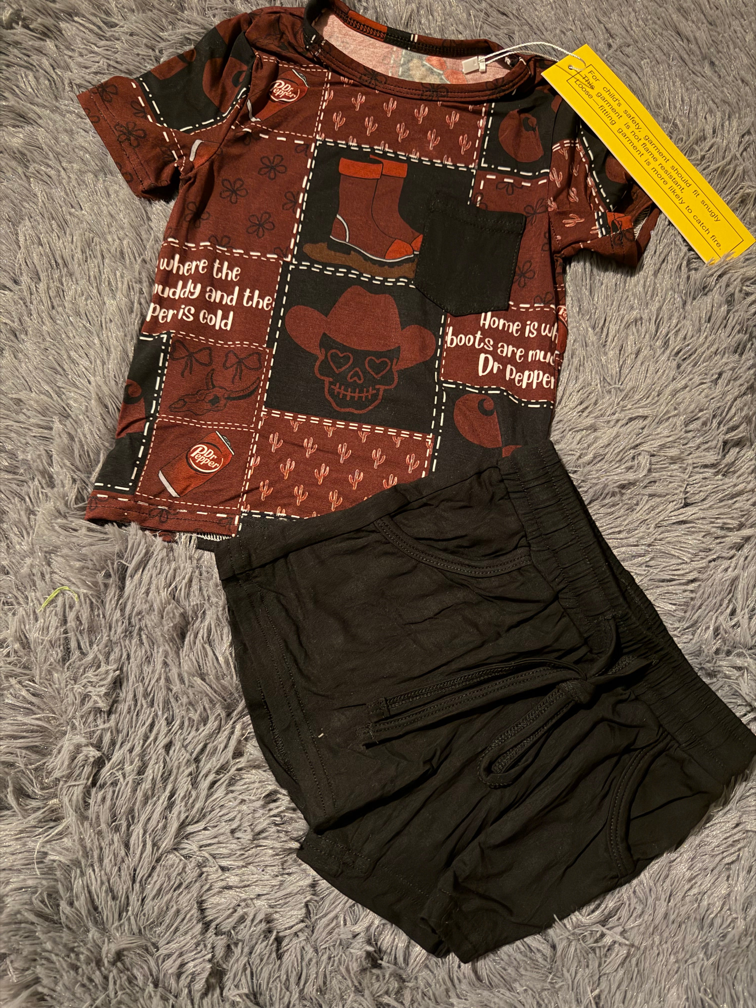 Dr Pepper Pocket Tee & Shorts
